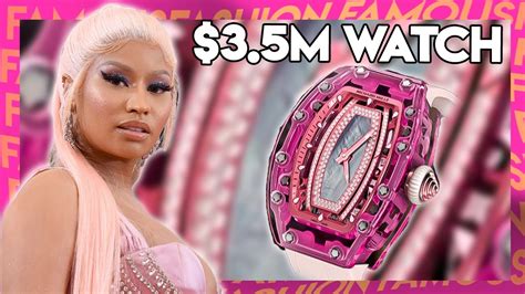 pink richard mille price nicki minaj|Nicki Minaj Shows Off Her Rare Pink Richard Mille Watch .